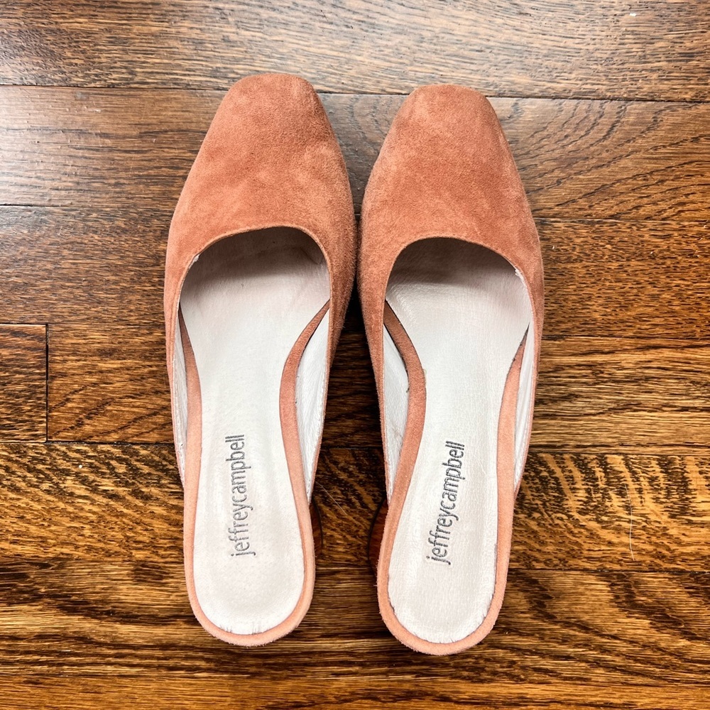 Jeffrey Campbell Terracotta Mules
